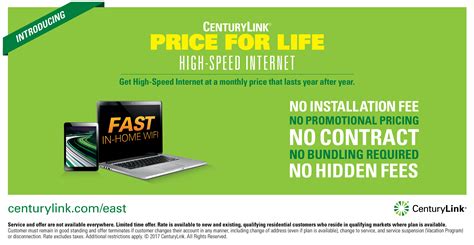 centurylink price for life deal.